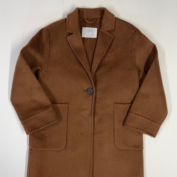 Zara Girls Wool Blend Coat Size 7 NWOT - Picture 1 of 3